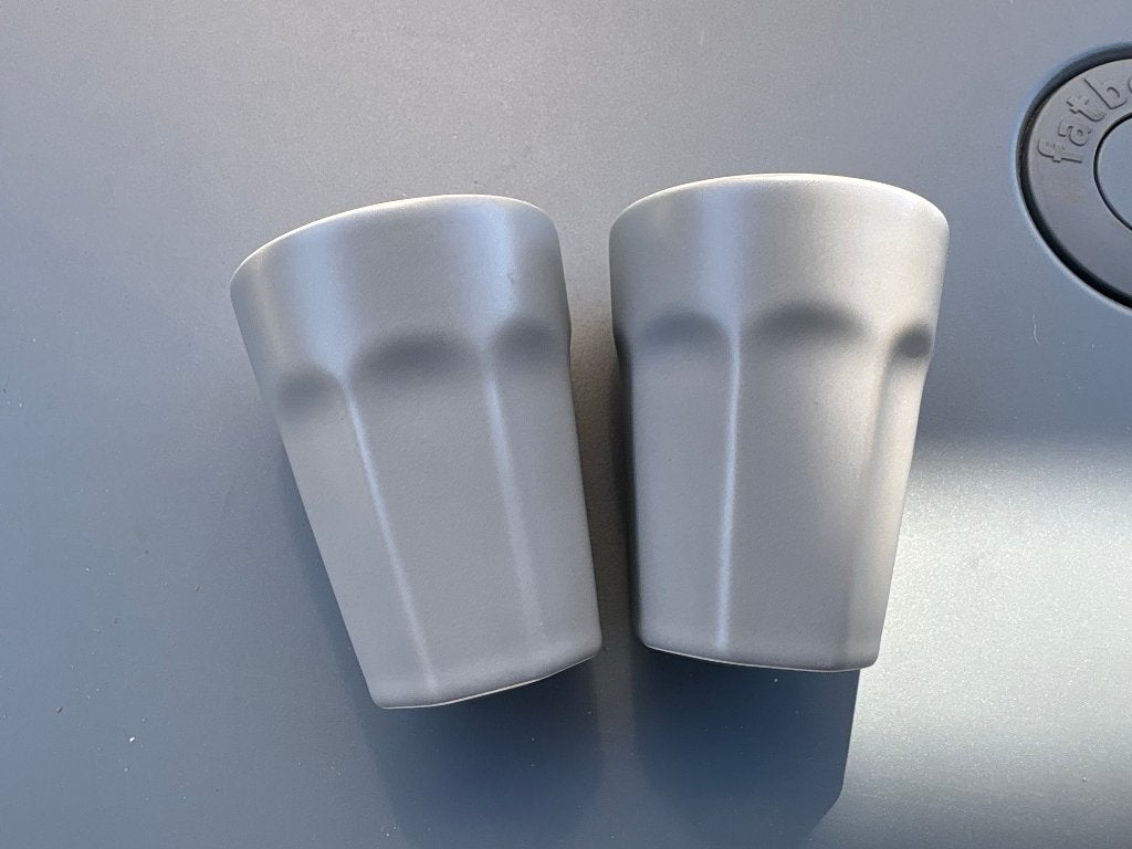 2 STUKS - Caffè Ti Amo cappuccino-becher, Huis en Inrichting, Ophalen of Verzenden, Nieuw, Keramiek, Mok