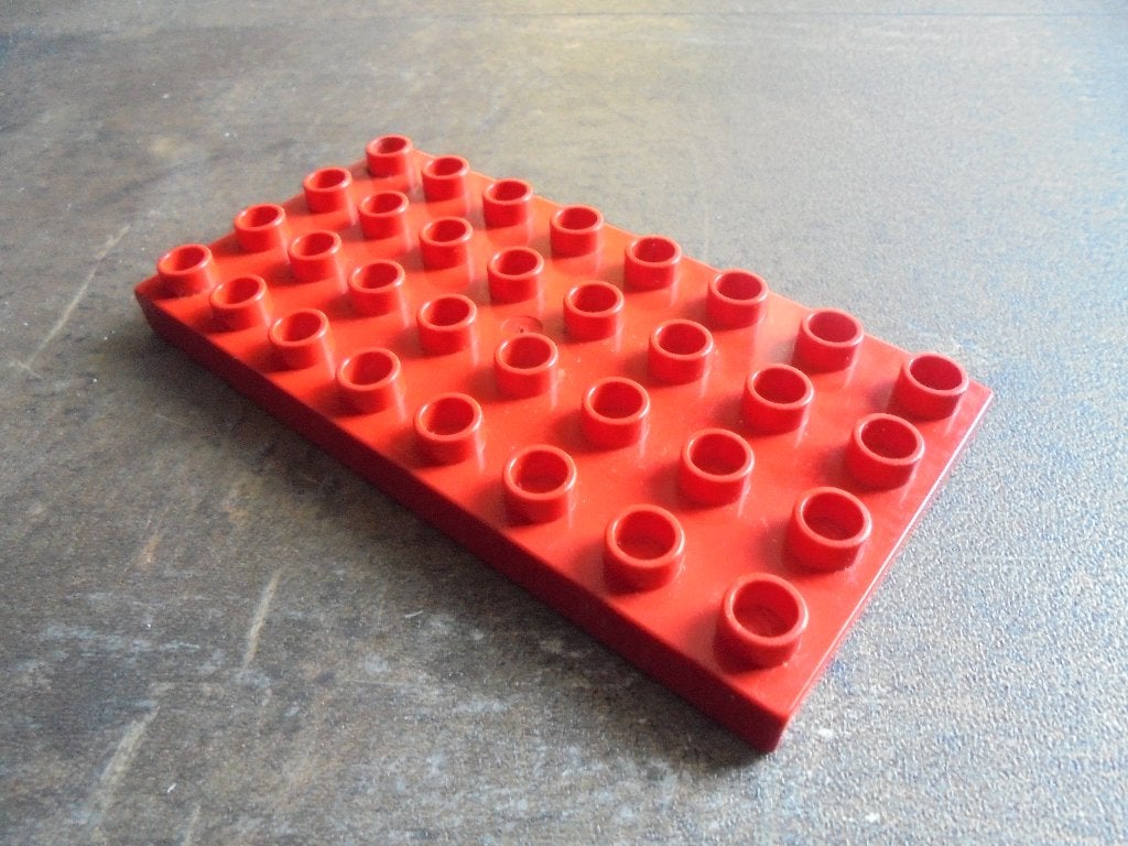 Lego Duplo Baseplate 4x8 (zie foto's) 7, Ophalen of Verzenden, Gebruikt, Losse stenen, Duplo