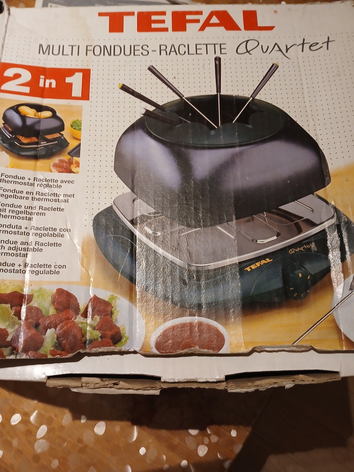 raclette fondue, Elektronische apparatuur, Ophalen, Zo goed als nieuw, 4 t/m 7 personen