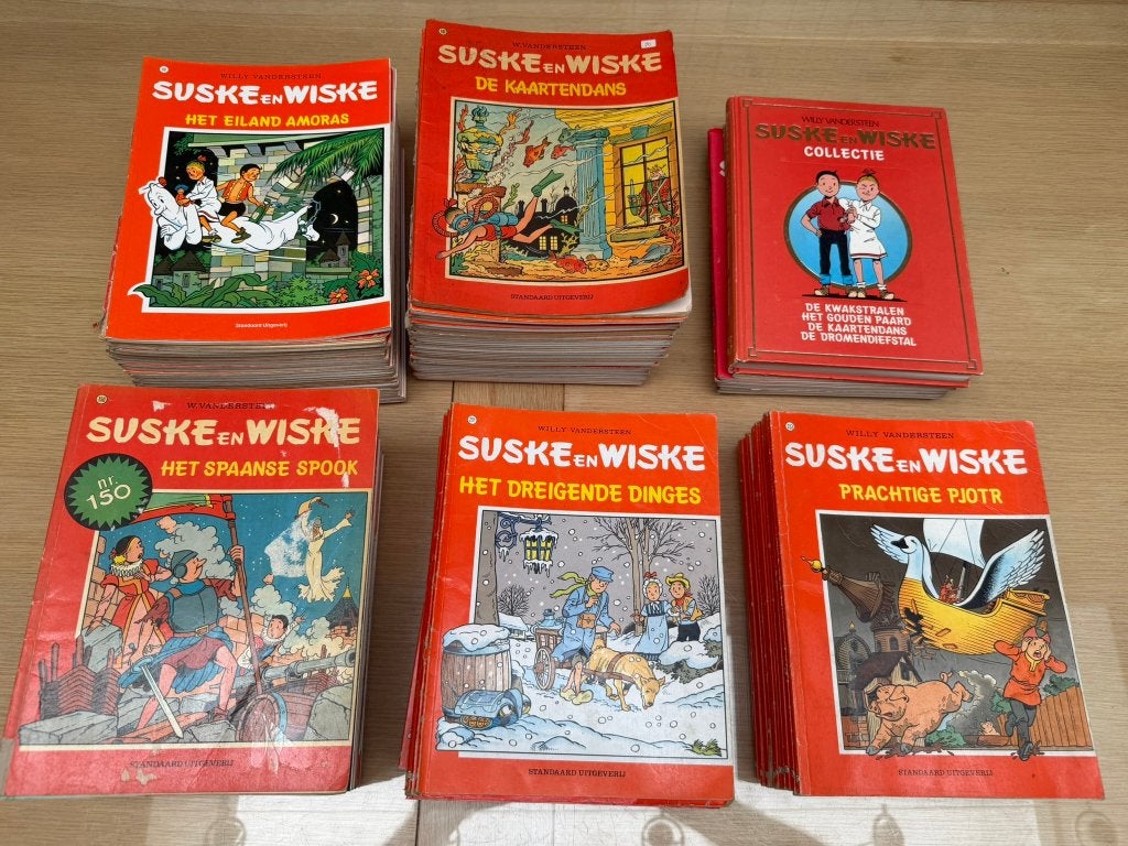 Suske en Wiske enorm lot 136 stuks met eerste drukken, Livres, BD, Willy vandersteen, Enlèvement ou Envoi, Série complète ou Série