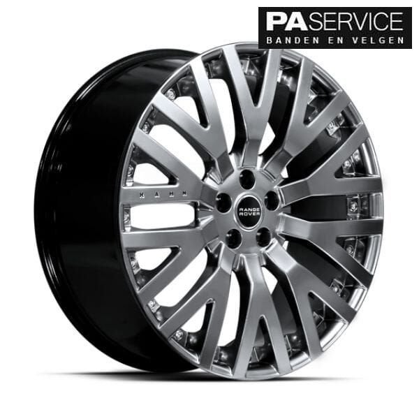 Nwe 23 inch Chrome Shadow Kahn velgen voor Land Rover Defend, Neuf, Pneus et Jantes, Véhicule de tourisme, -