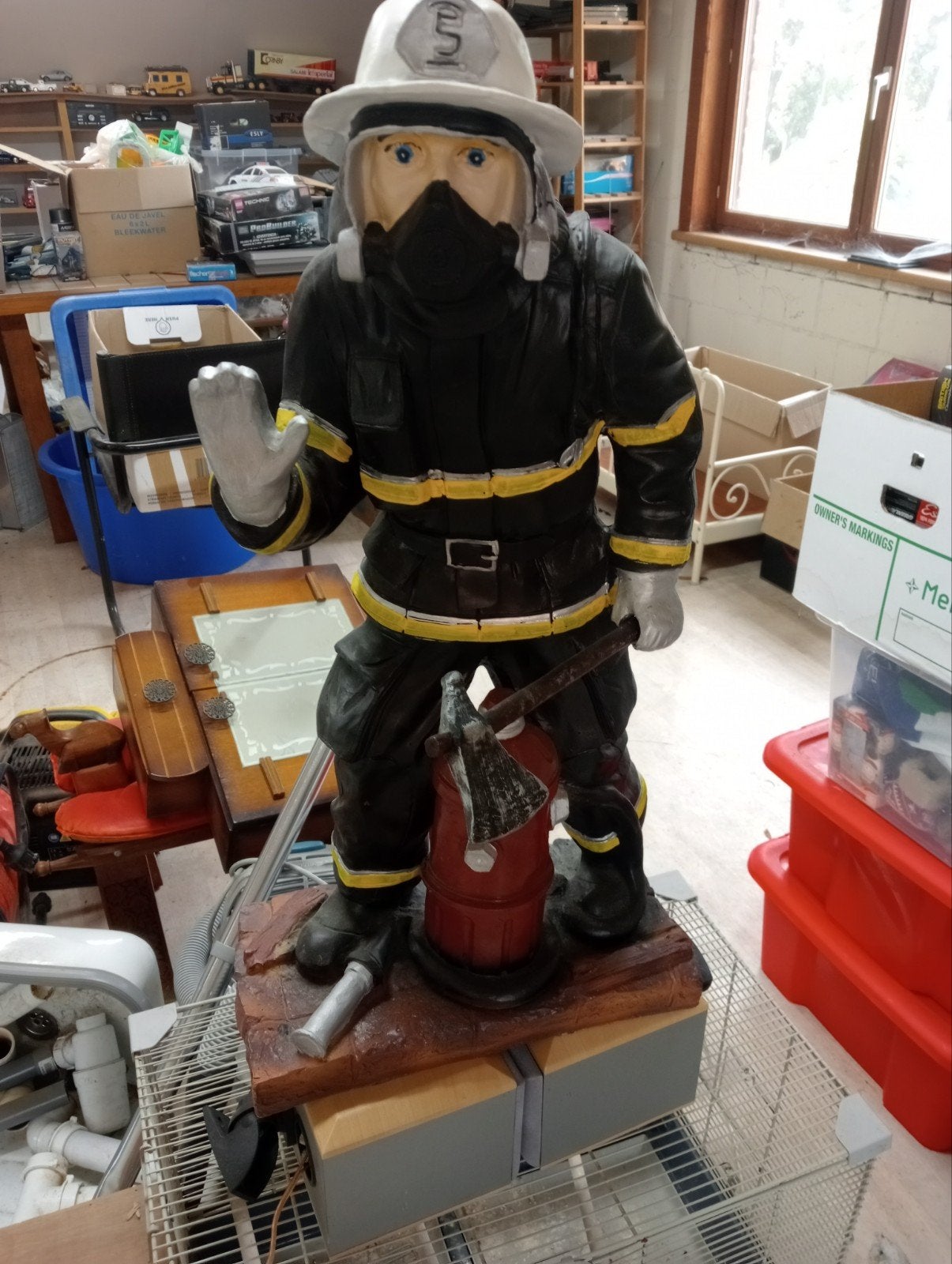 brandweer man, Ophalen