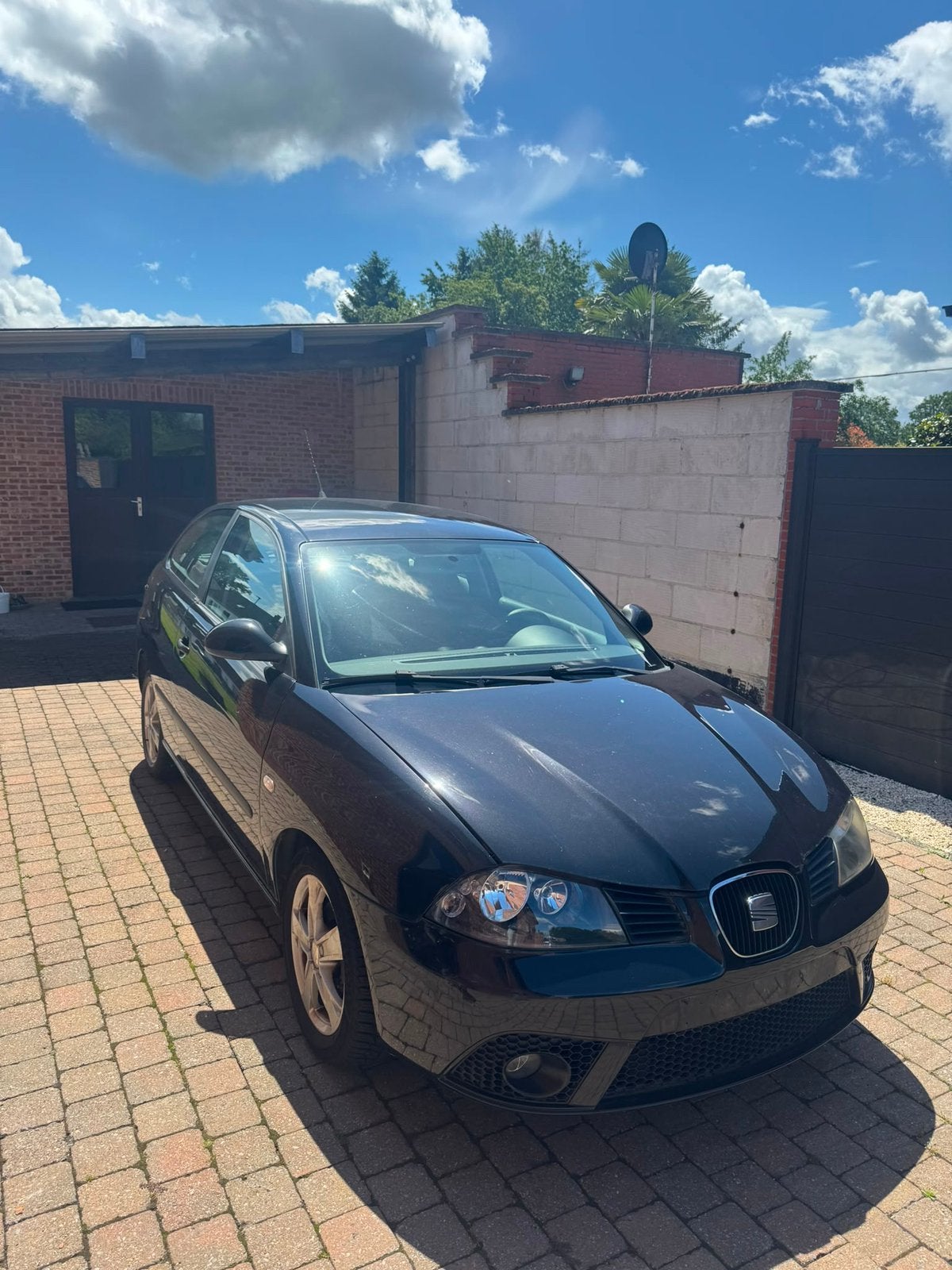 Seat Ibiza 1.4, Auto's, Seat, Voorwielaandrijving, Stof, Zwart, Elektrische ramen