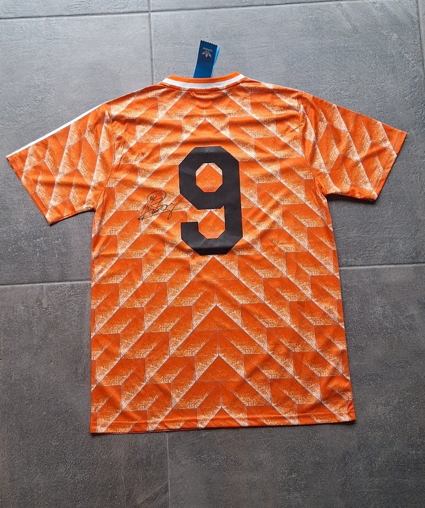 Shirt met originele handtekening; John Bosman # Anderlecht, Envoi, Neuf, Maillot