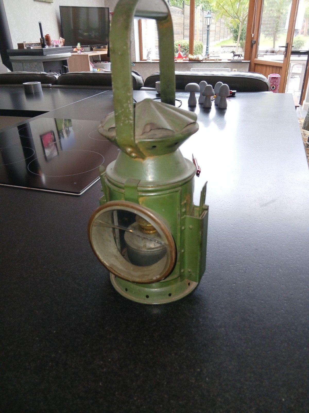 antike lamp 1945 paardenkar