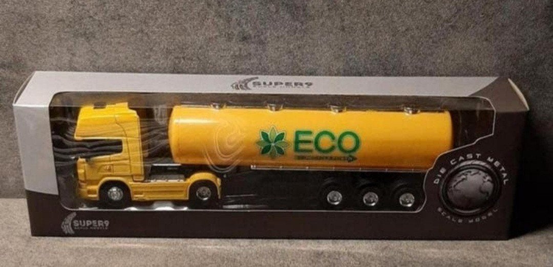 Welly/1:64/ScaniaV8 R730 + Tanker Eco Recycle Power/Nieuw, Ophalen of Verzenden, Nieuw, Bus of Vrachtwagen