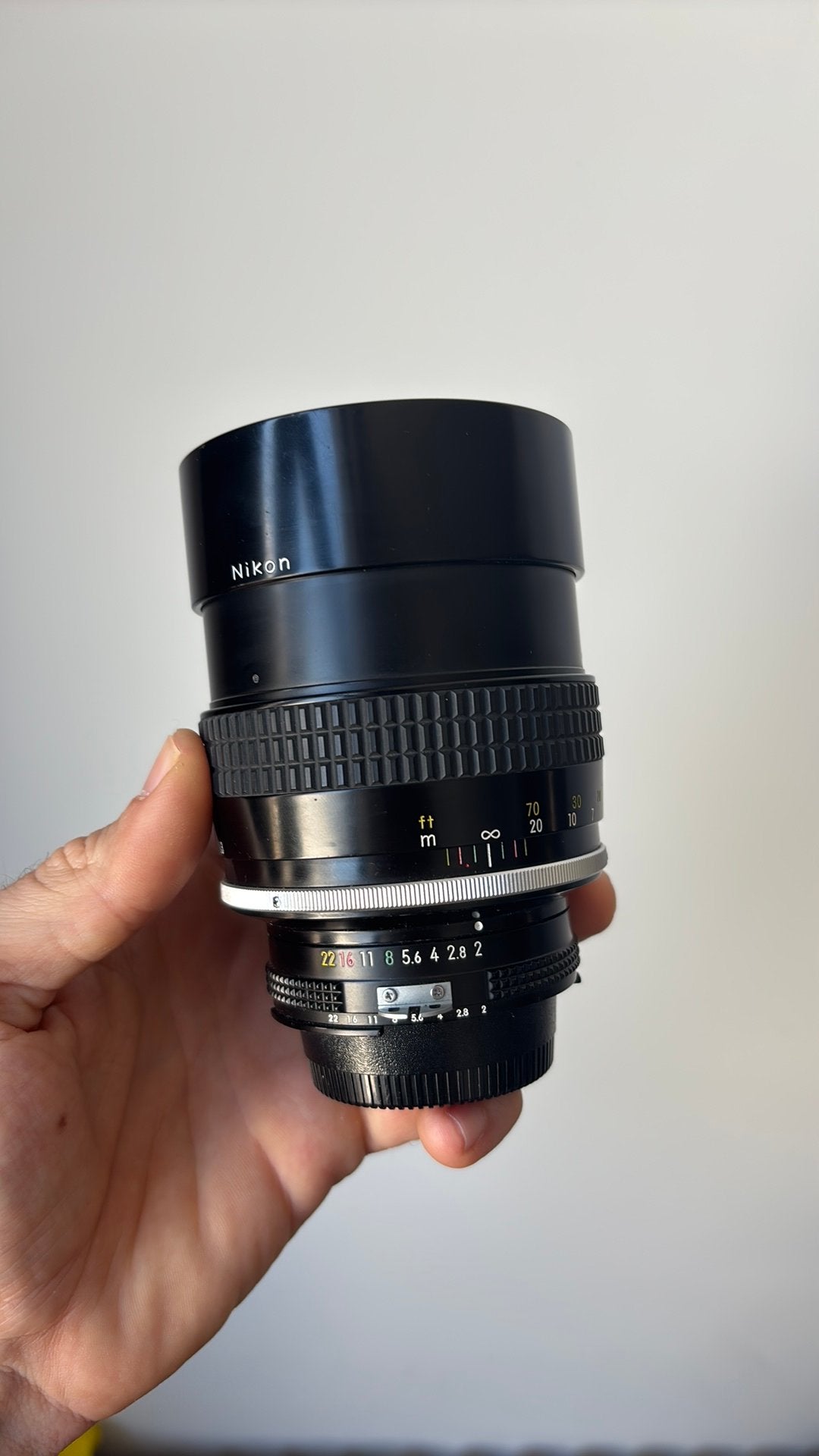 Rare Nikon Ais 135mm f2 !, Enlèvement, Comme neuf, Nikon