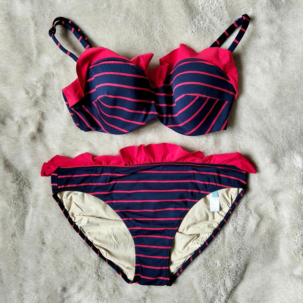 Bikini set Marie Jo blauw rood, Kleding | Dames, Badmode en Zwemkleding, Ophalen, Blauw, Marie Jo, Nieuw