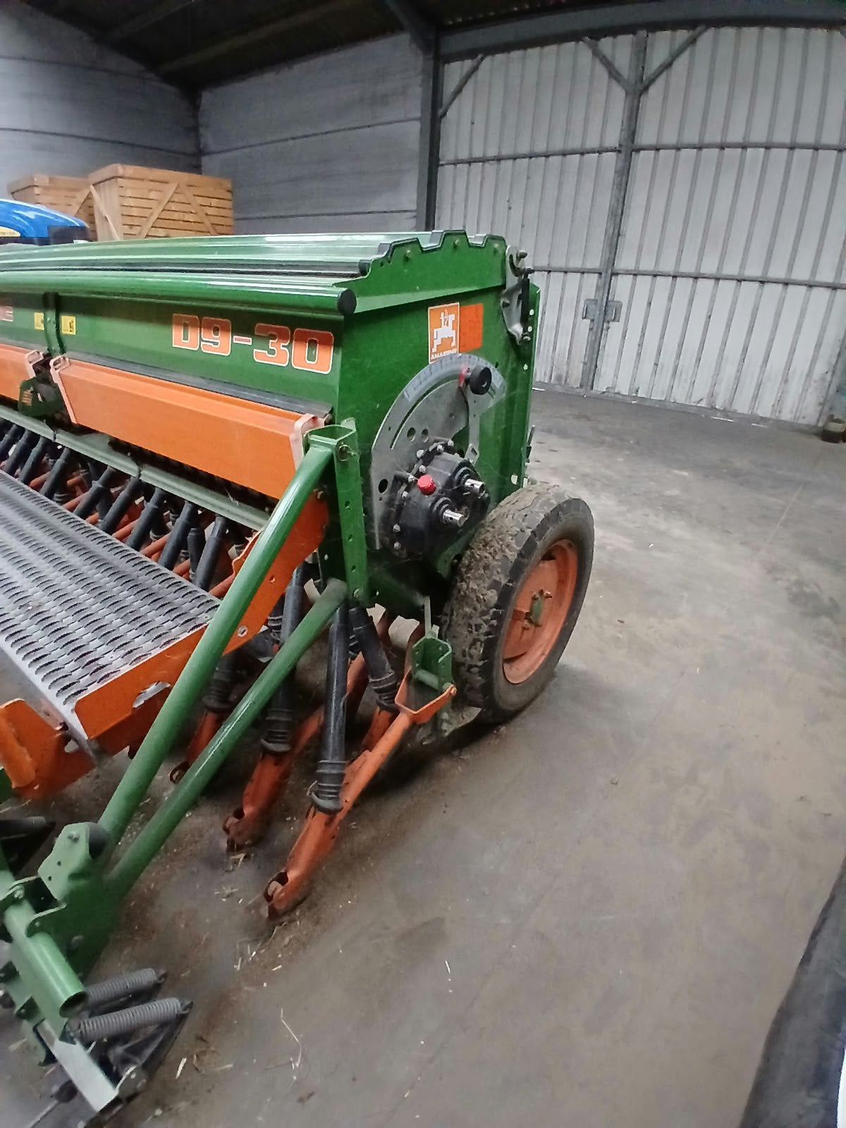 Zaaimachine Amazone D9-30, Ophalen