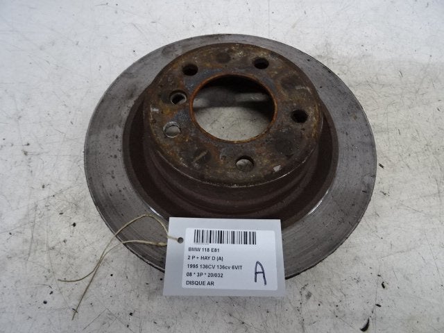 FREIN DISQUE ARRIÈRE BMW 1 serie (E81) (01-2006/09-2012), Utilisé, BMW