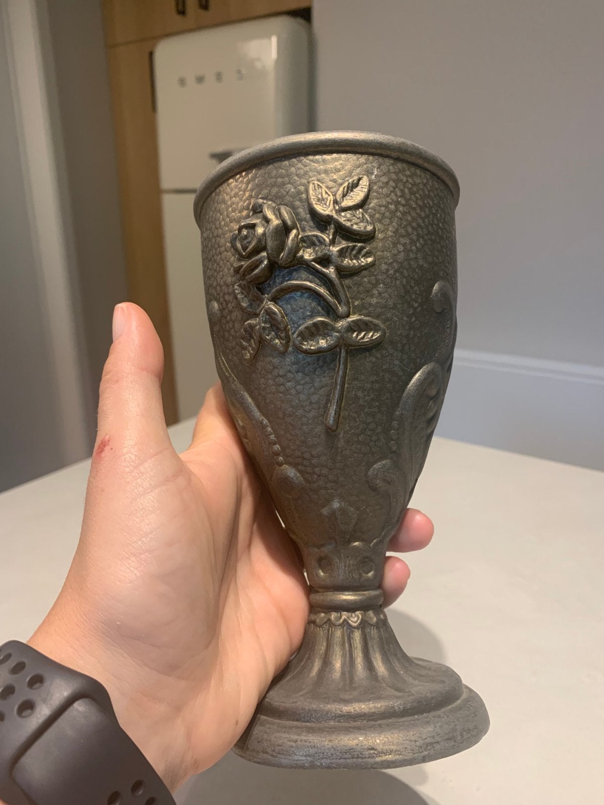 Vintage kelk Art Deco - Art Nouveau - wijnbeker, Antiek en Kunst, Ophalen of Verzenden