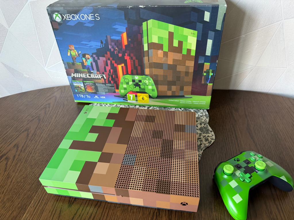 Xbox one s minecraft editie, Ophalen, Zo goed als nieuw, Xbox One