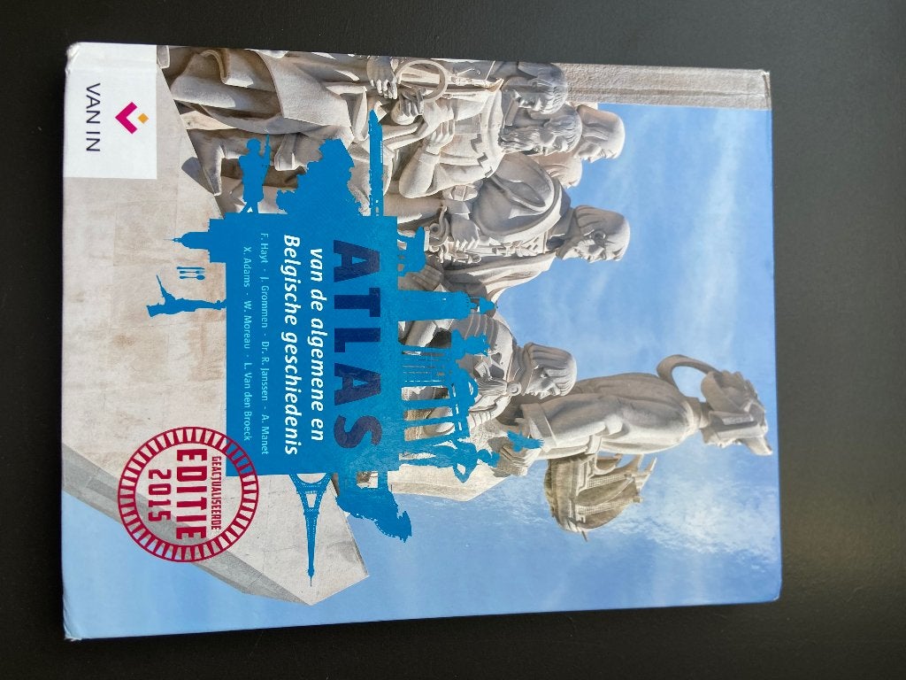 Atlas van de algemene en Belgische geschiedenis, Ophalen of Verzenden, Zo goed als nieuw, ASO, Geschiedenis