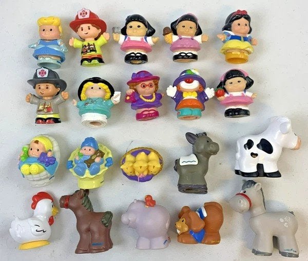 Fisher Price Little People set van 20 Figuren Dieren Disney, Kinderen en Baby's, Verzenden, Zo goed als nieuw, Speelset