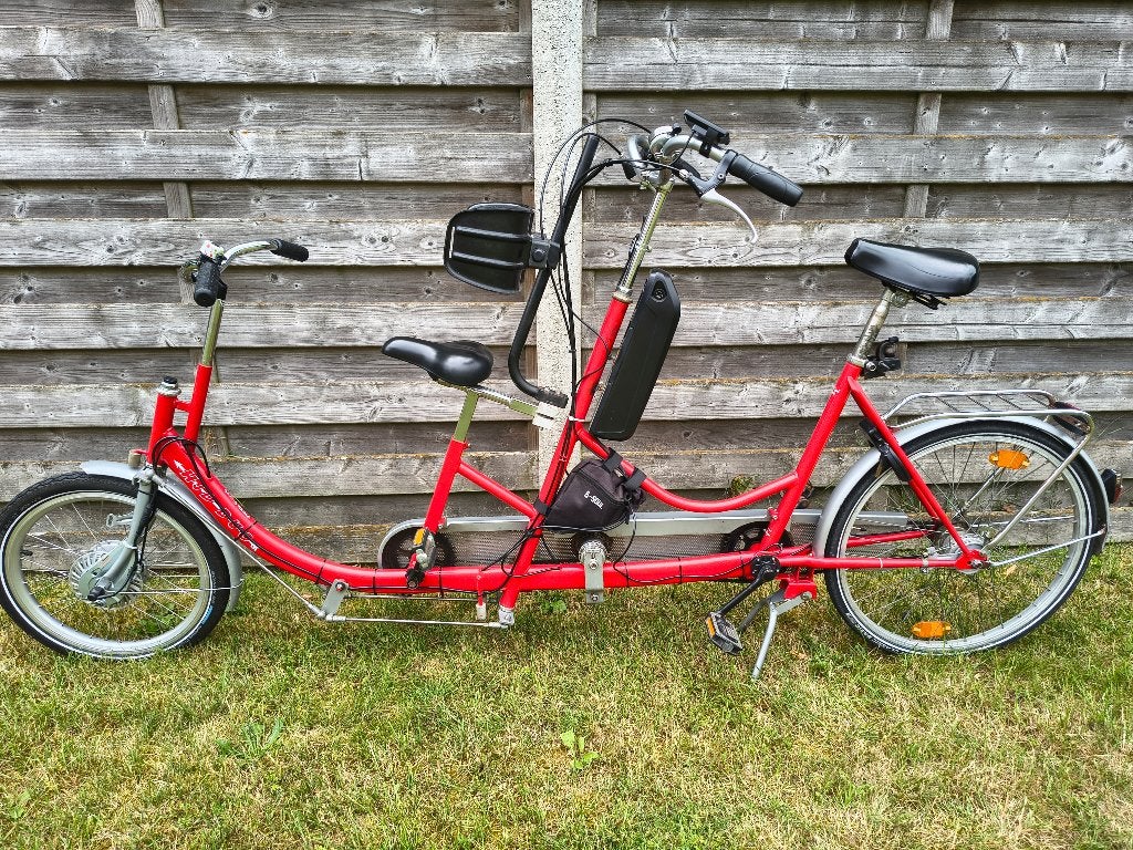 Vélo tandem électrique parent/enfant HJD DUO, Vélos & Vélomoteurs, Vélos | Tandems, Utilisé, Moins de 10 vitesses, Frein à tambour