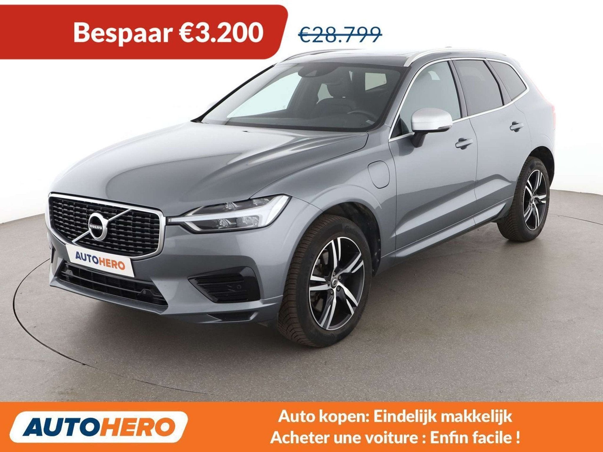 Volvo XC60 2.0 T8 Plug-in Hybrid R-Design AWD (bj 2018), Auto's, Volvo, Automaat, Gebruikt, 1969 cc, 408 pk
