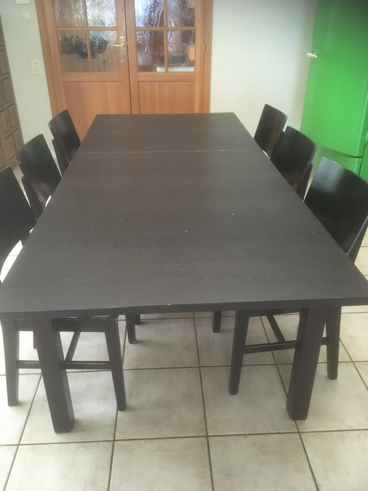 Eettafel met 6 stoelen, Huis en Inrichting, Ophalen, Gebruikt