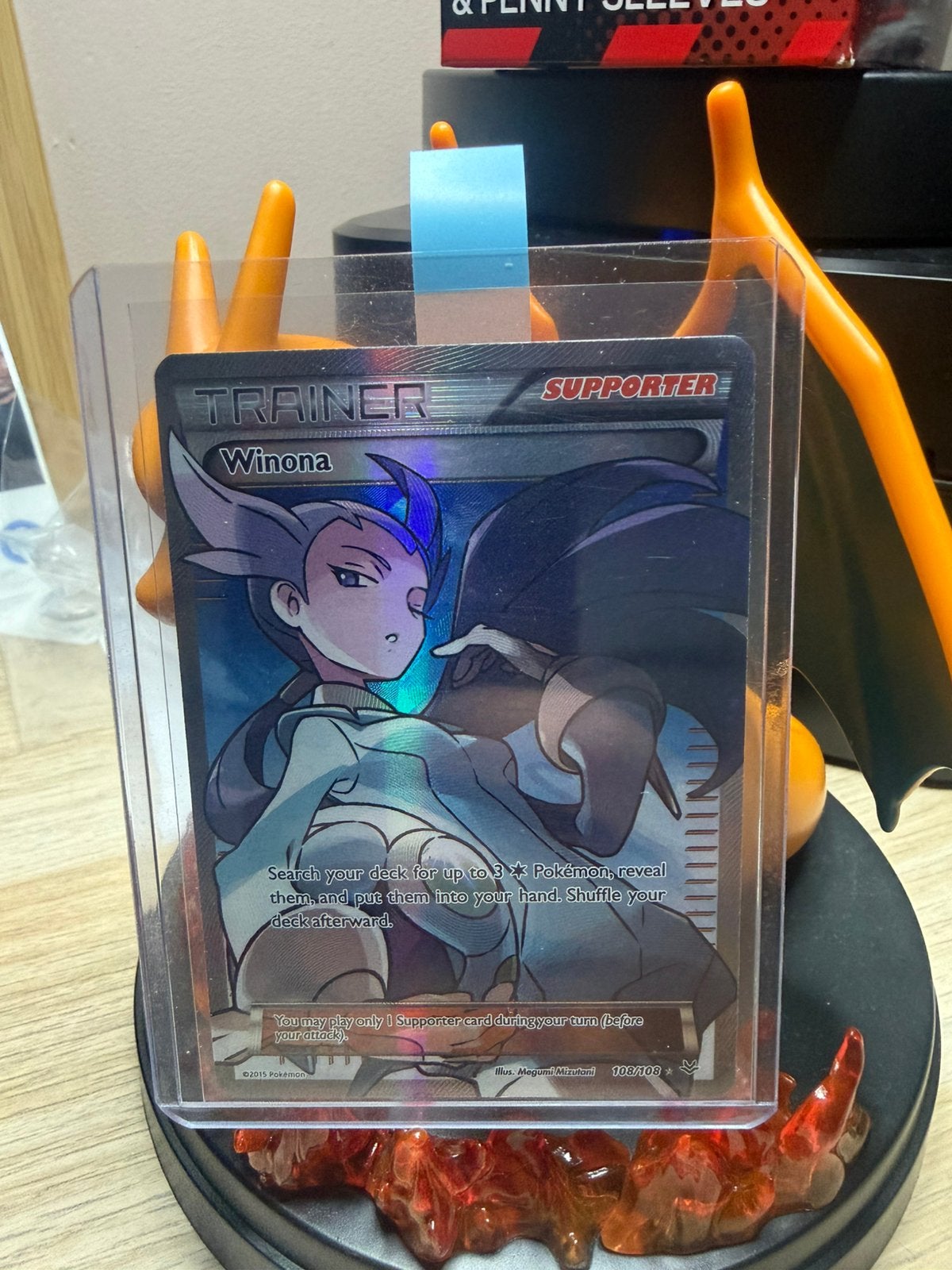 Winona 108/108 – Full Art Ultra Rare, Ophalen of Verzenden, Zo goed als nieuw