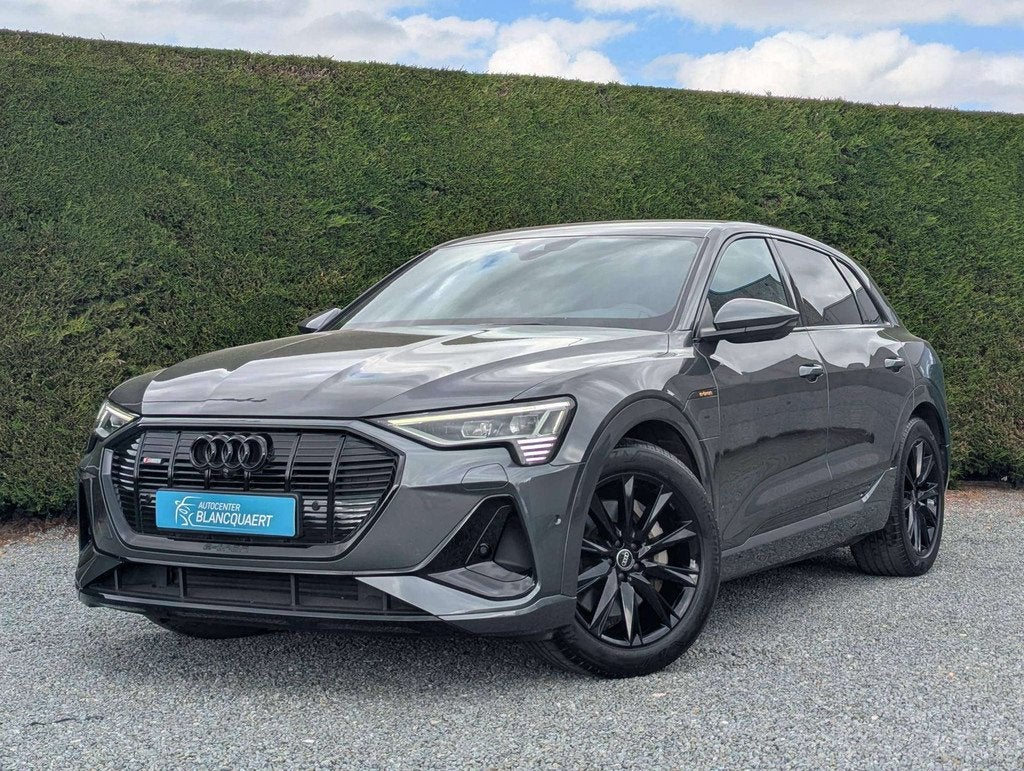 Audi Q8 e-tron (Q8)e-tron 2x s-line- ambiance - B&O, Auto's, Automaat, 230 kW, Gebruikt, Zwart