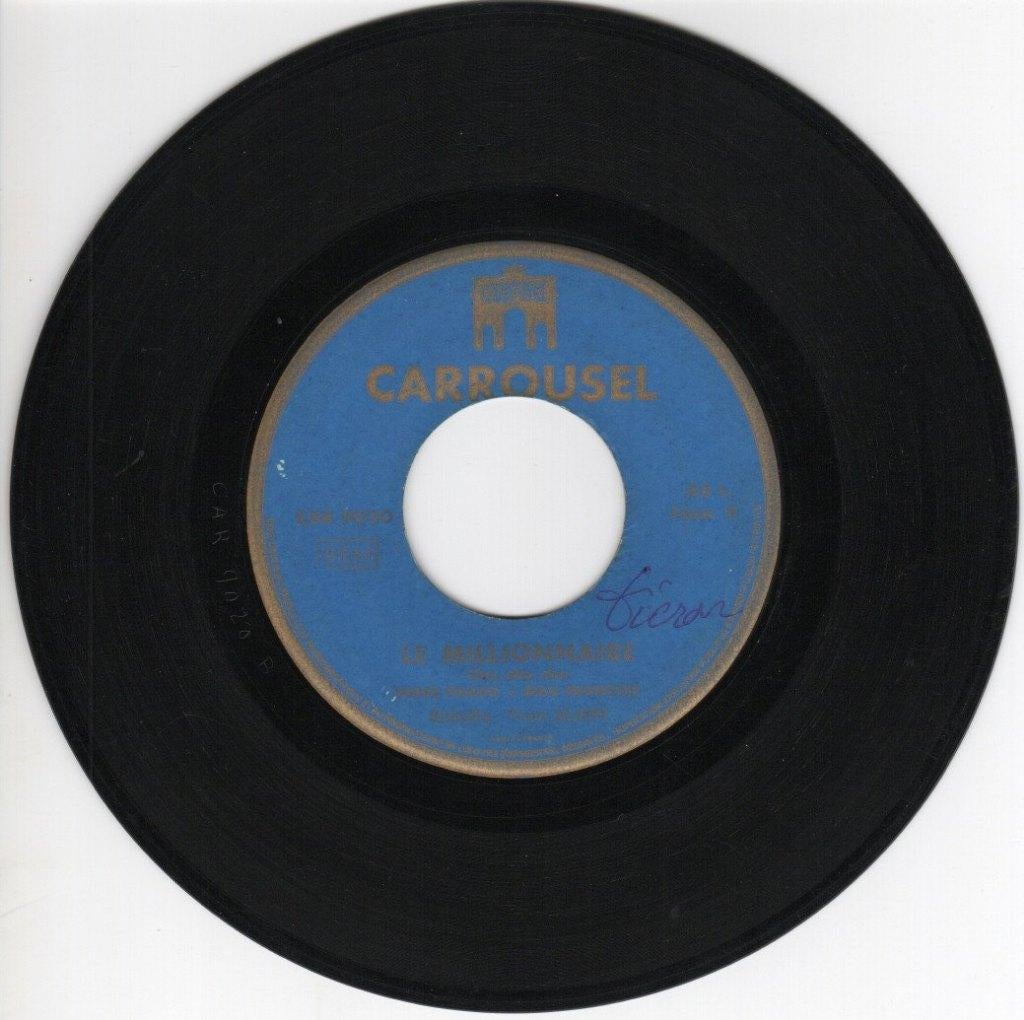 Disque vinyle Luna Caprese/Le Millionnaire (45T Carrousel), Enlèvement ou Envoi, Avant 1960, Utilisé