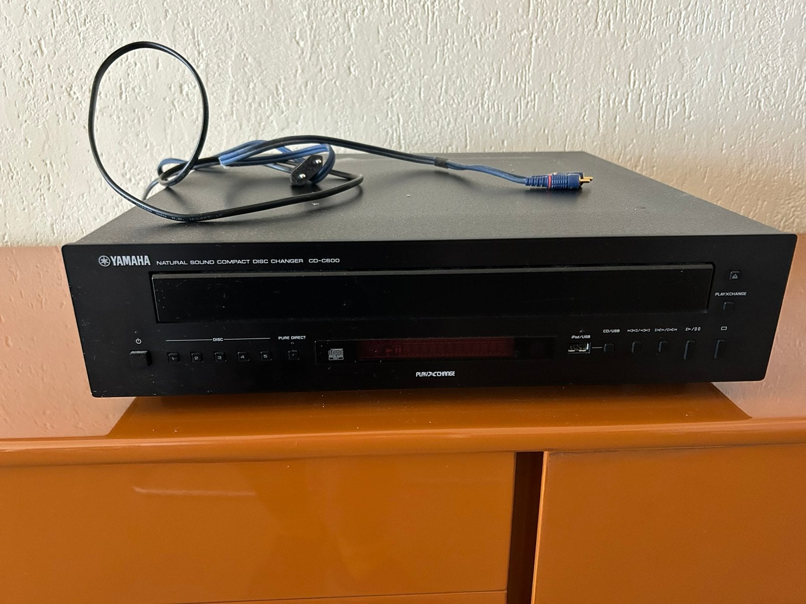 Yamaha CD-600 5 disc cd wisselaar, Ophalen, Zo goed als nieuw, Wisselaar