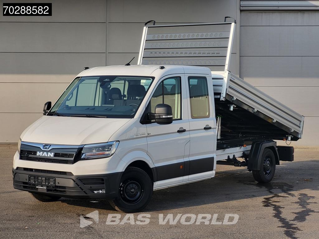MAN TGE 3.180 Driezijdige Kipper Automaat Dubbel Cabine 2025, Auto's, Automaat, Stof, Euro 6, 4 cilinders