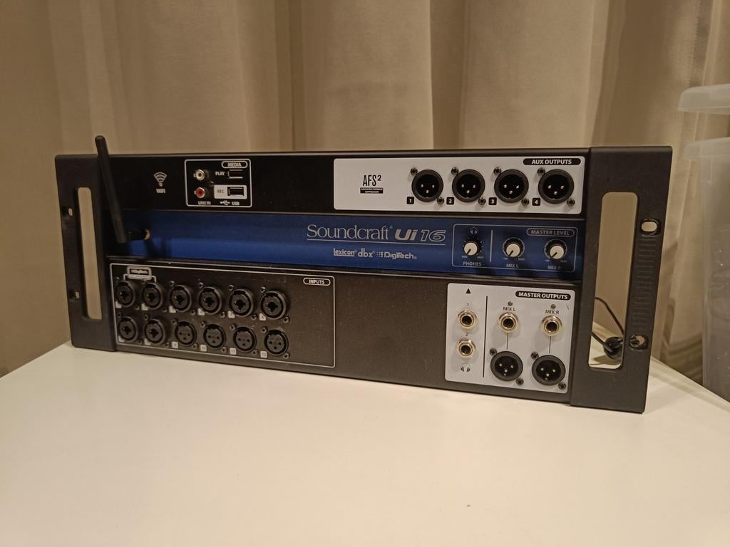 Soundcraft ui 16, Ophalen