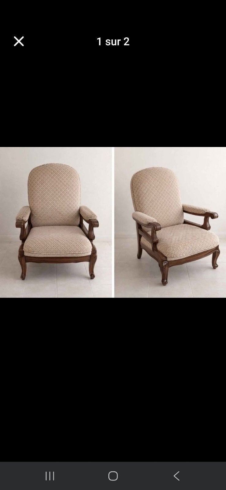 Fauteuil, Enlèvement