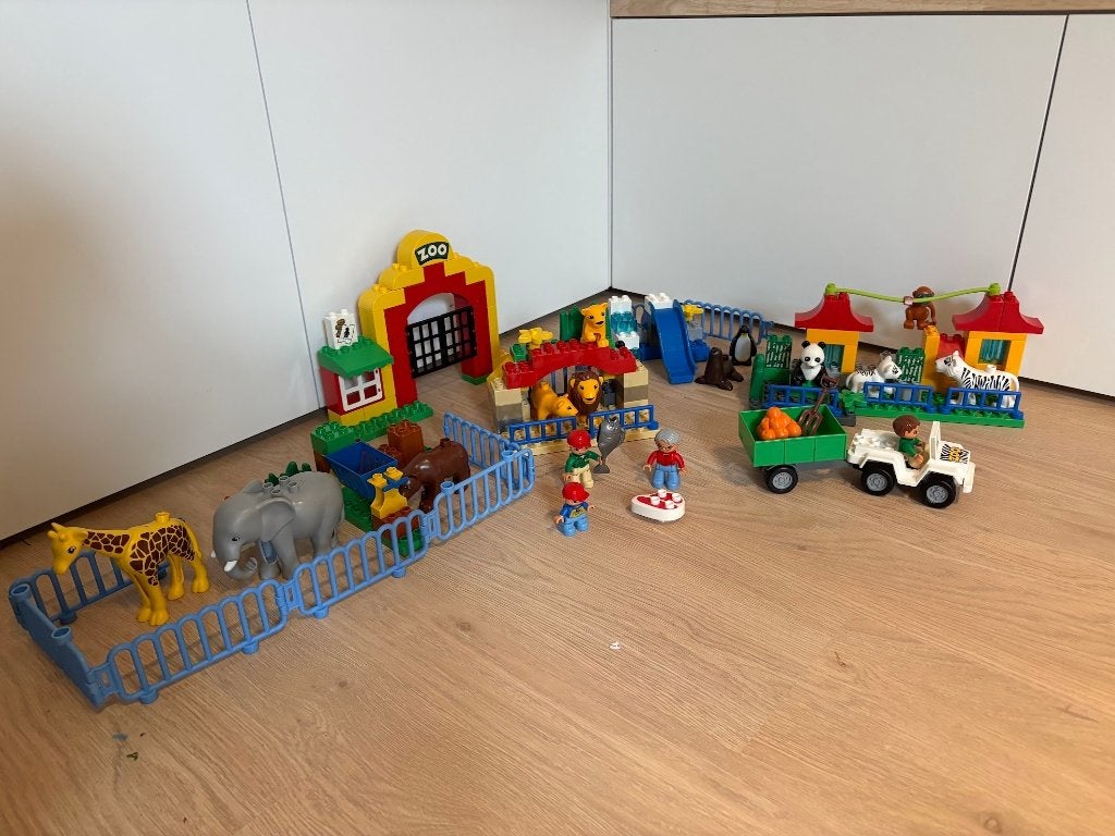 duplo grote dierentuin - 6157, Kinderen en Baby's, Ophalen, Duplo