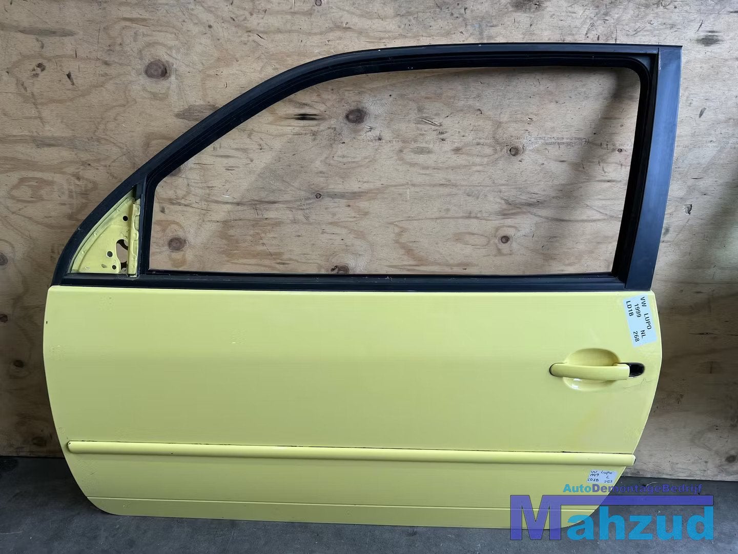 VW LUPO GEEL LD1B Linker links deur portier, Volkswagen, Volkswagen AG, Vw@volkswagen.de, Utilisé