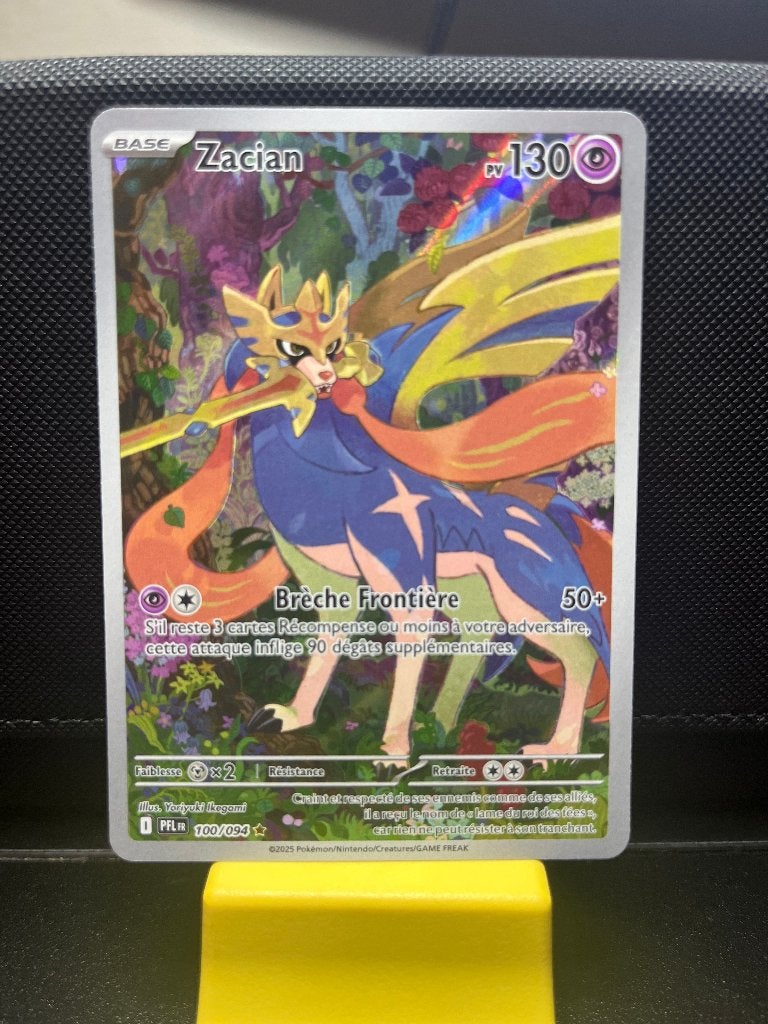 Zacian 100/094 FR - Flammes Fantasmagoriques (carte Pokémon), Enlèvement ou Envoi, Comme neuf, Cartes en vrac