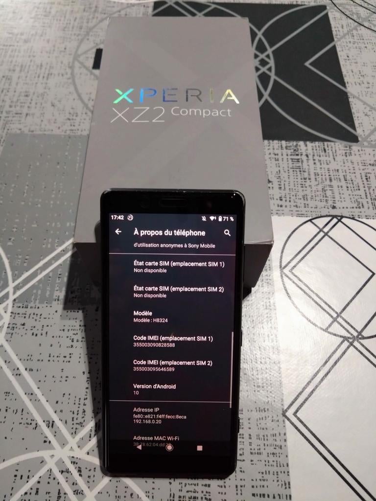 Sony Xperia xz2 compact, Telecommunicatie, Ophalen of Verzenden