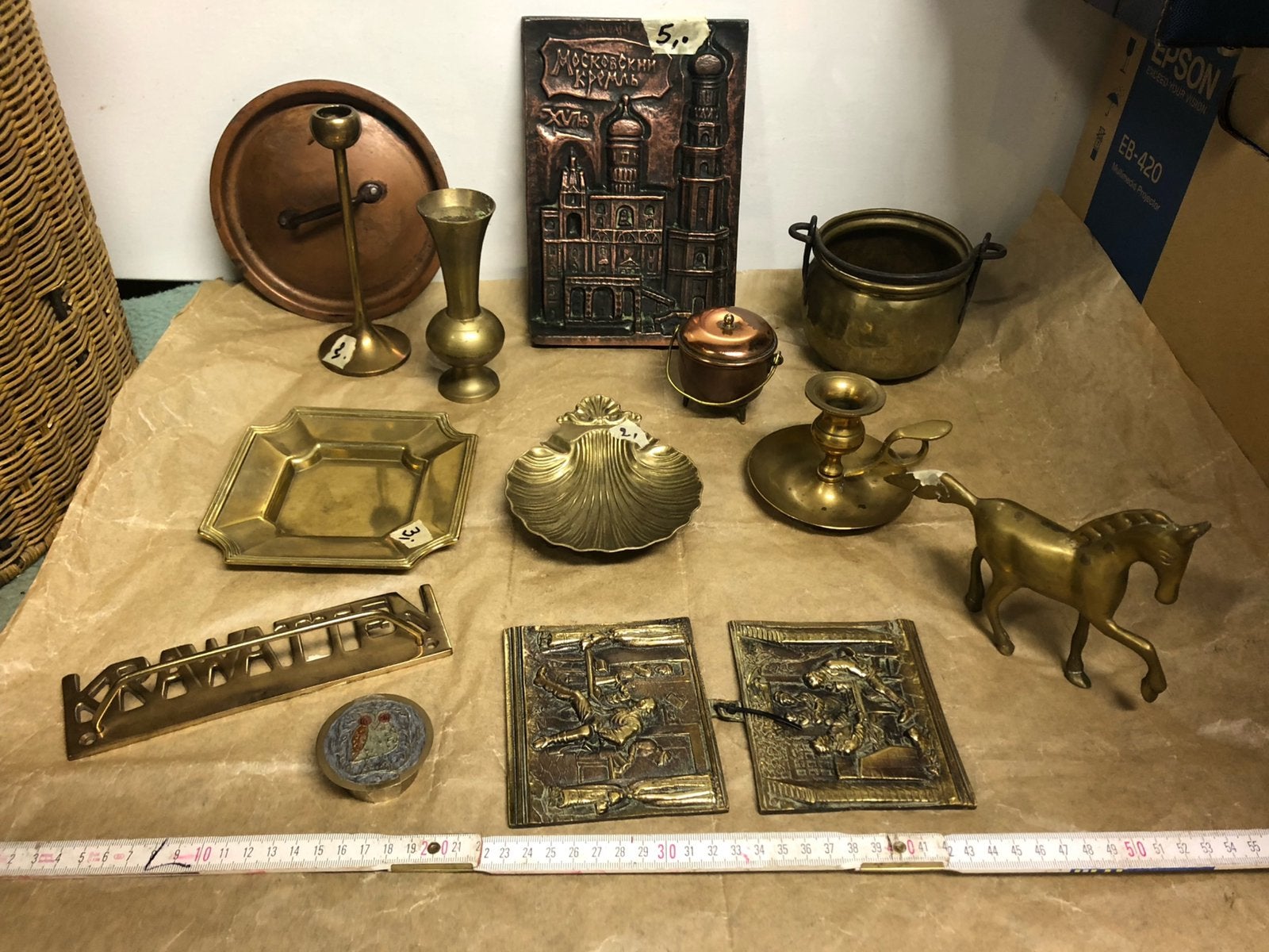 Smeedwerk, koper en metalen hebbedingen, Ophalen of Verzenden, Koper