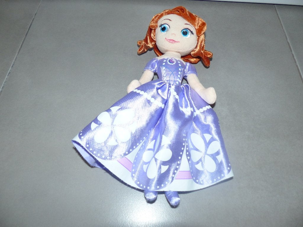 Knuffelpop Prinses Sofia - 29cm, Ophalen of Verzenden, Zo goed als nieuw