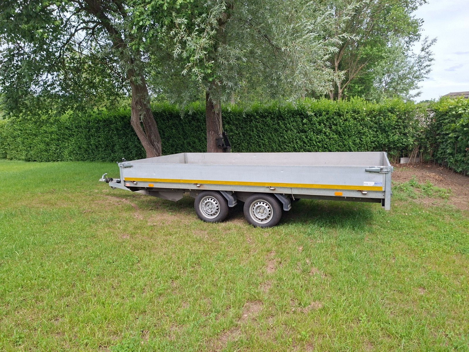 Aanhangwagen 4 meter x 2 meter, Enlèvement
