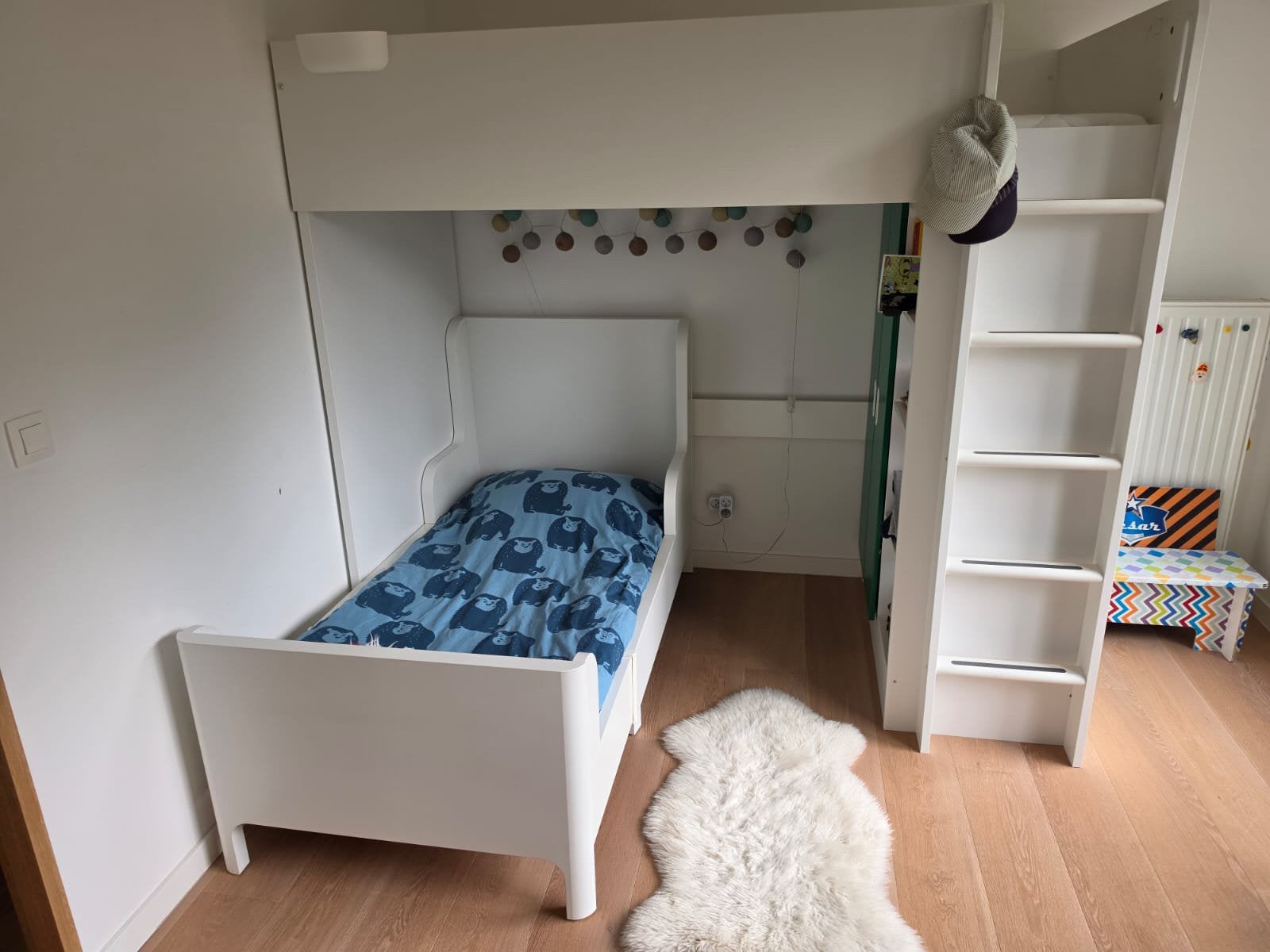 Ikea Stuvu hoogslaper, Kinderen en Baby's, Ophalen, Zo goed als nieuw, Hoogslaper