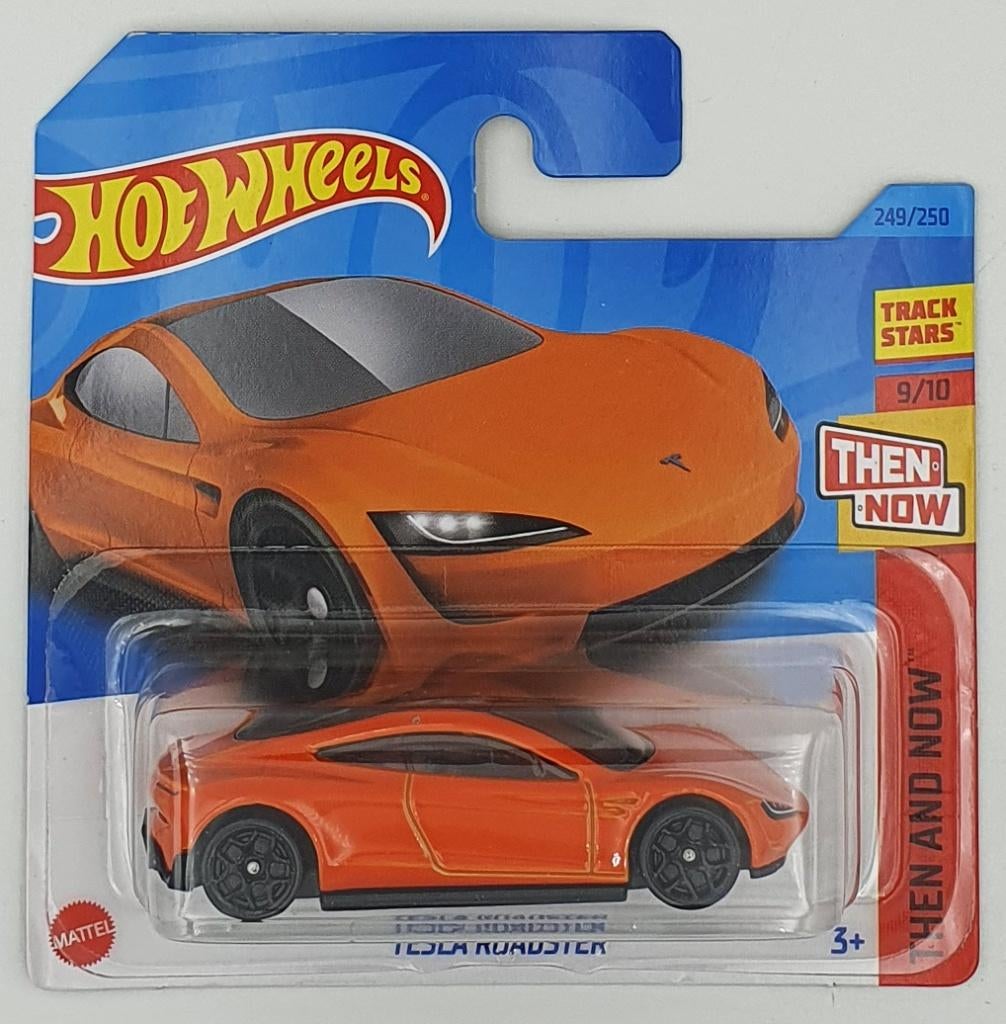 Hot Wheels - Then and Now - Tesla Roadster - HKJ47 - 1:64, Hobby en Vrije tijd, 333 Continental Boulevard, El Segundo, CA 90245, United States