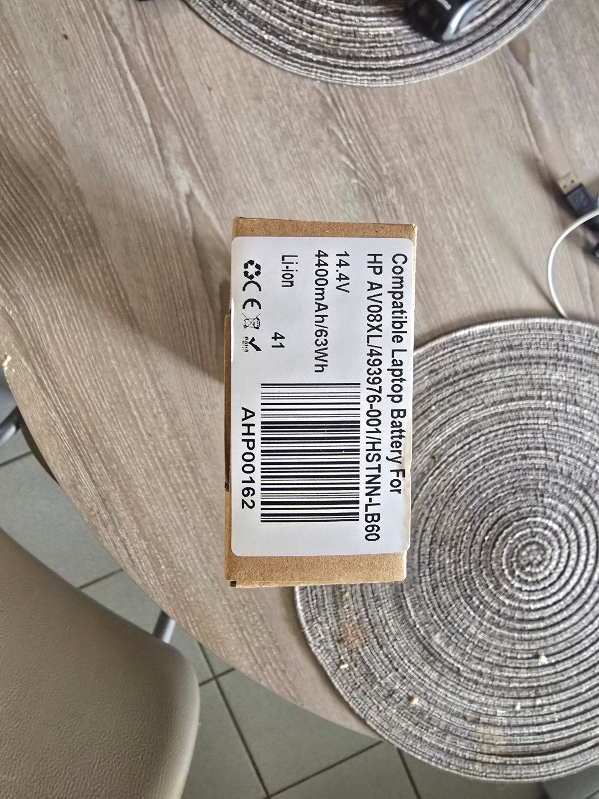 Nouvelle batterie scellée pour HP AV08XL 493976 HSTNN-LB60, Enlèvement ou Envoi, Neuf, HP