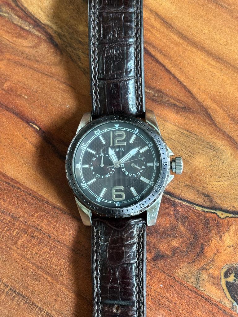 Herenhorloge Guess, Overige merken, Staal, Gebruikt, Staal