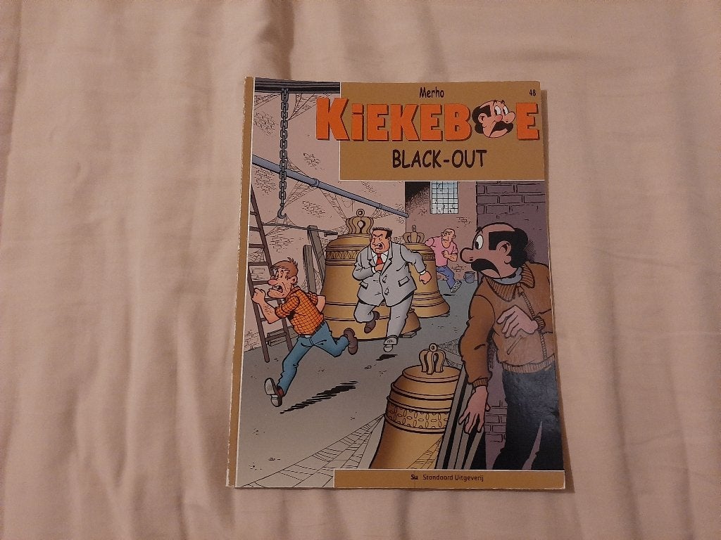 De Kiekeboes (Kiekeboe) Strip Nr. 48 Black-out, Ophalen of Verzenden