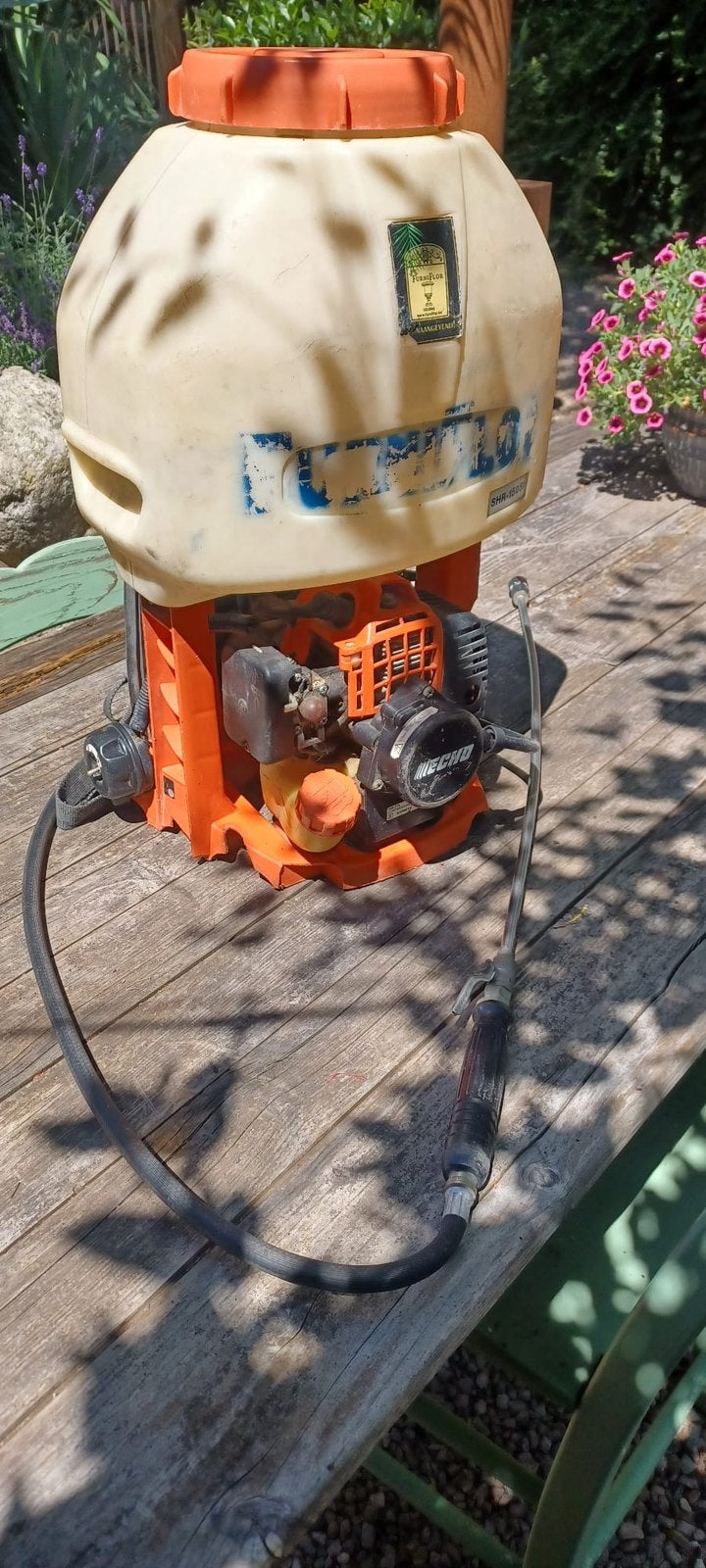 Motor rugsproeier SHR 150-S, Tuin en Terras, Bestrijdingsmiddelen, Ophalen, Gebruikt