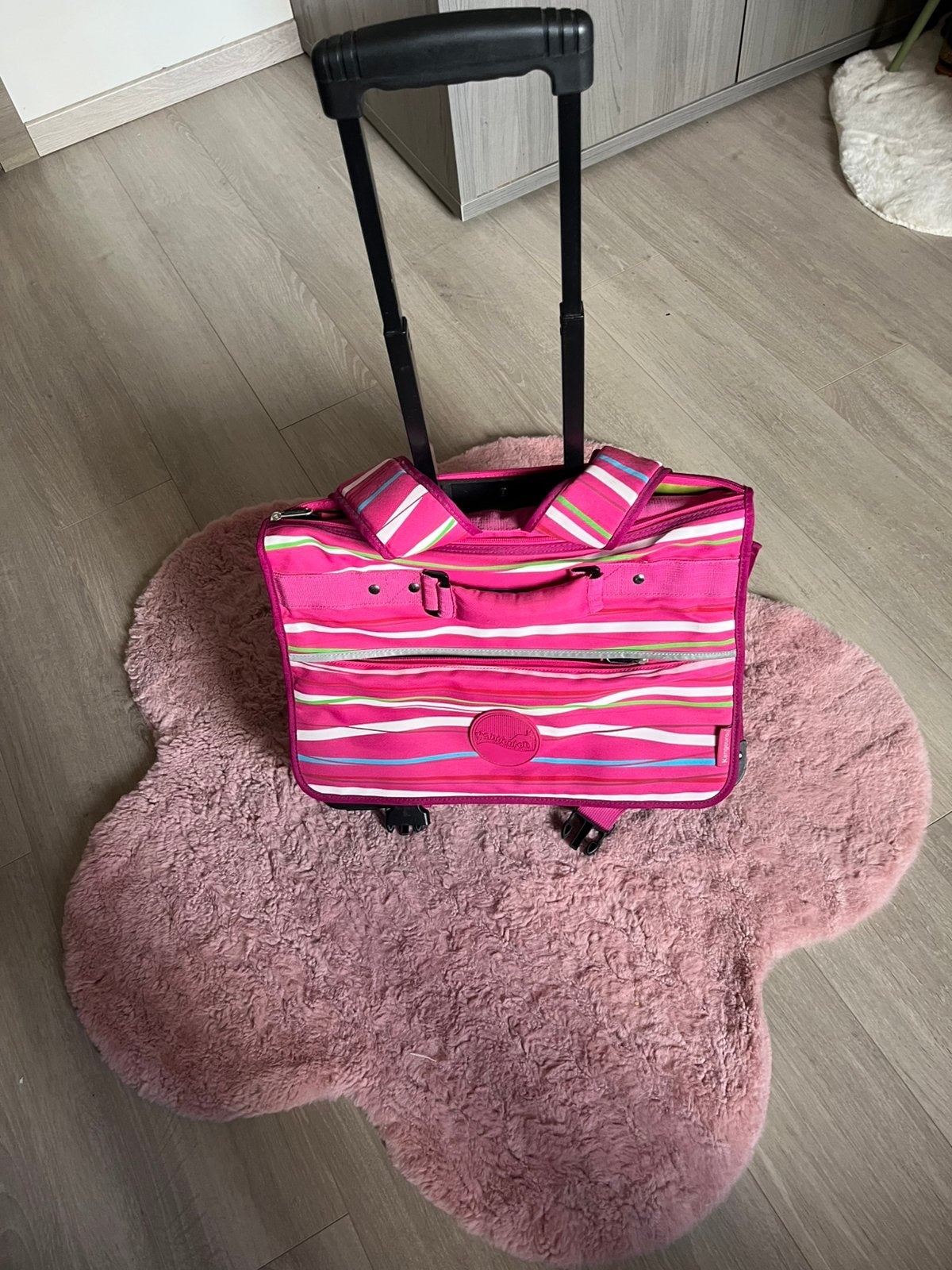 Trolley boekentas, Bijoux, Sacs & Beauté, Sacs | Sacs de voyage & Petits Sacs de voyage, 30 cm ou plus, Moins de 40 cm, Rose, 55 à 75 cm