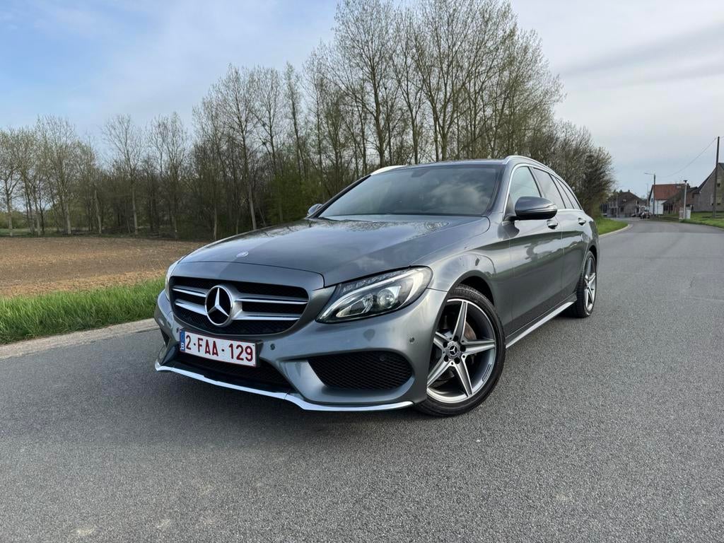 Mercedes c180d AMG line automaat, Argent ou Gris, Achat, Euro 6, Noir