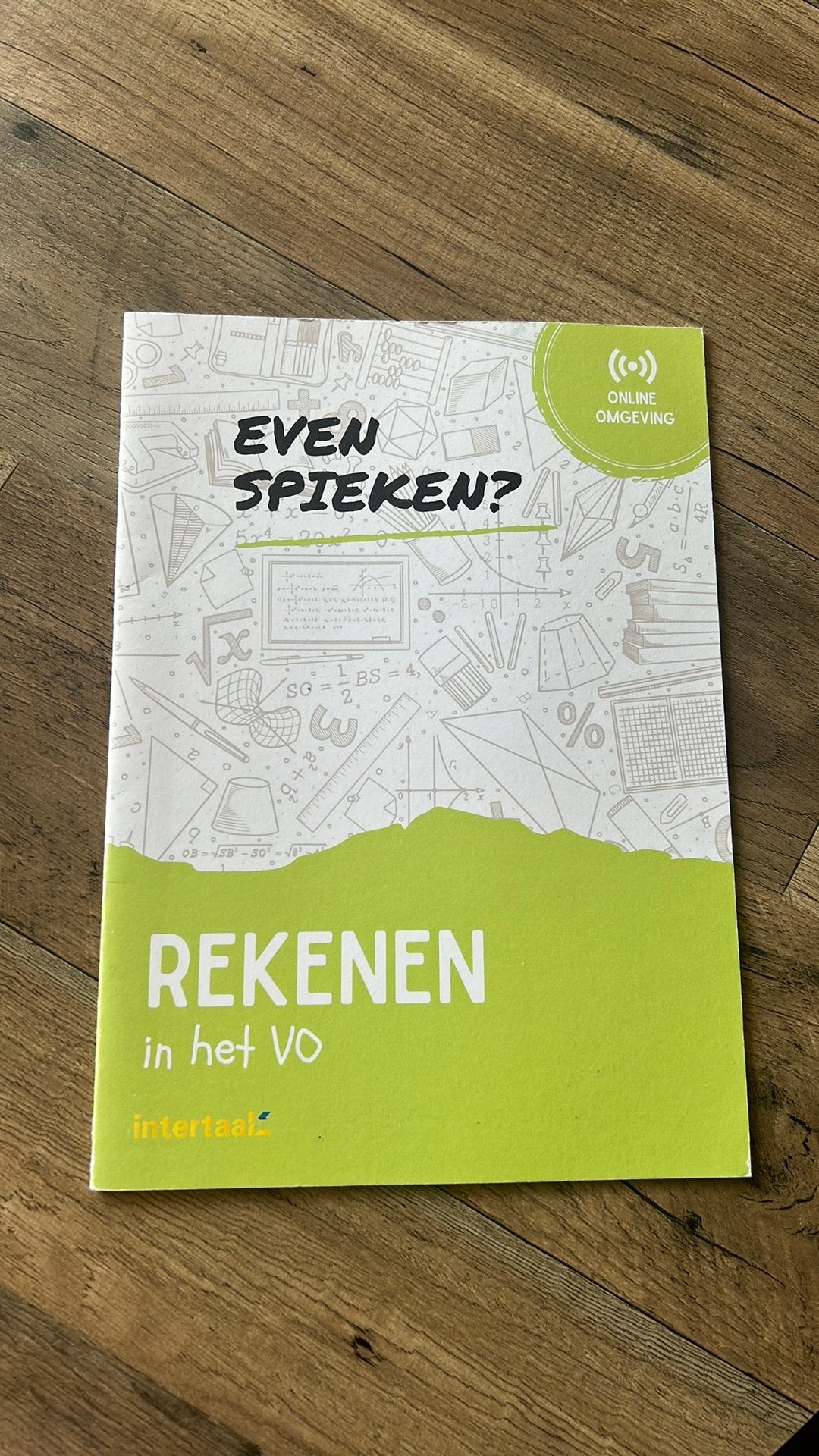 Even Spieken - Rekenkaart in het VO, Ophalen of Verzenden, Zo goed als nieuw, ASO, Wiskunde A