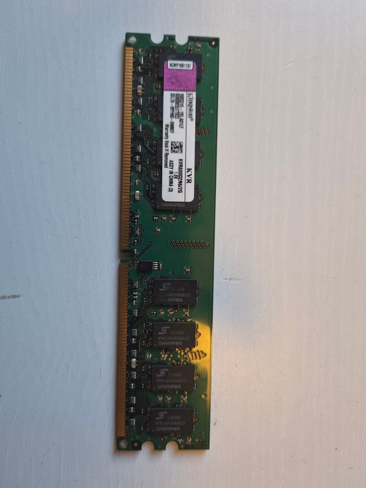 RAM Kingston 2 Go, Computers en Software, Ophalen of Verzenden, DDR2