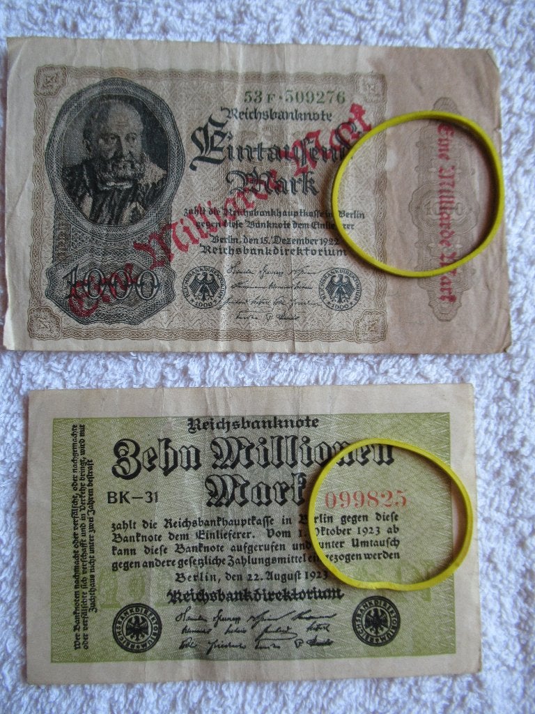 1922-23 - MARK dévalué, Timbres & Monnaies, Enlèvement ou Envoi, Billets de banque