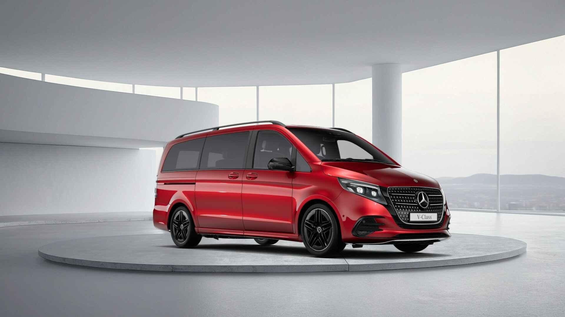 Mercedes-Benz V-klasse 300 d L2 9G-TRONIC Avantgarde, Auto's, Automaat, Gebruikt, Zwart, 2000 kg