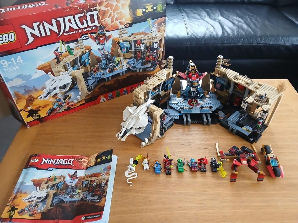 LEGO NINJAGO 70596 Samouraï X Cave Chaos, Lego, Ensemble complet, Instructions incluses, Enlèvement