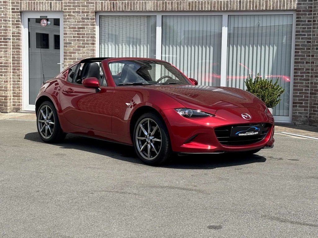 Mazda MX-5 2.0 ND RF SKYCRUISE / 18000km / 12m waarborg, Auto's, Mazda, Achterwielaandrijving, 4 cilinders, Cabriolet, Leder