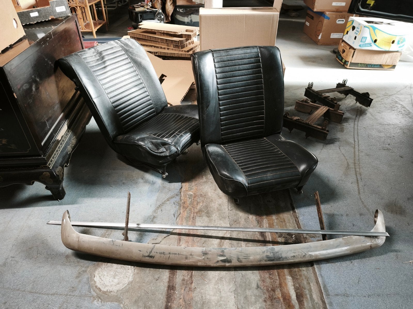 Daf zetels en bumper, Enlèvement, Daf, ., .
